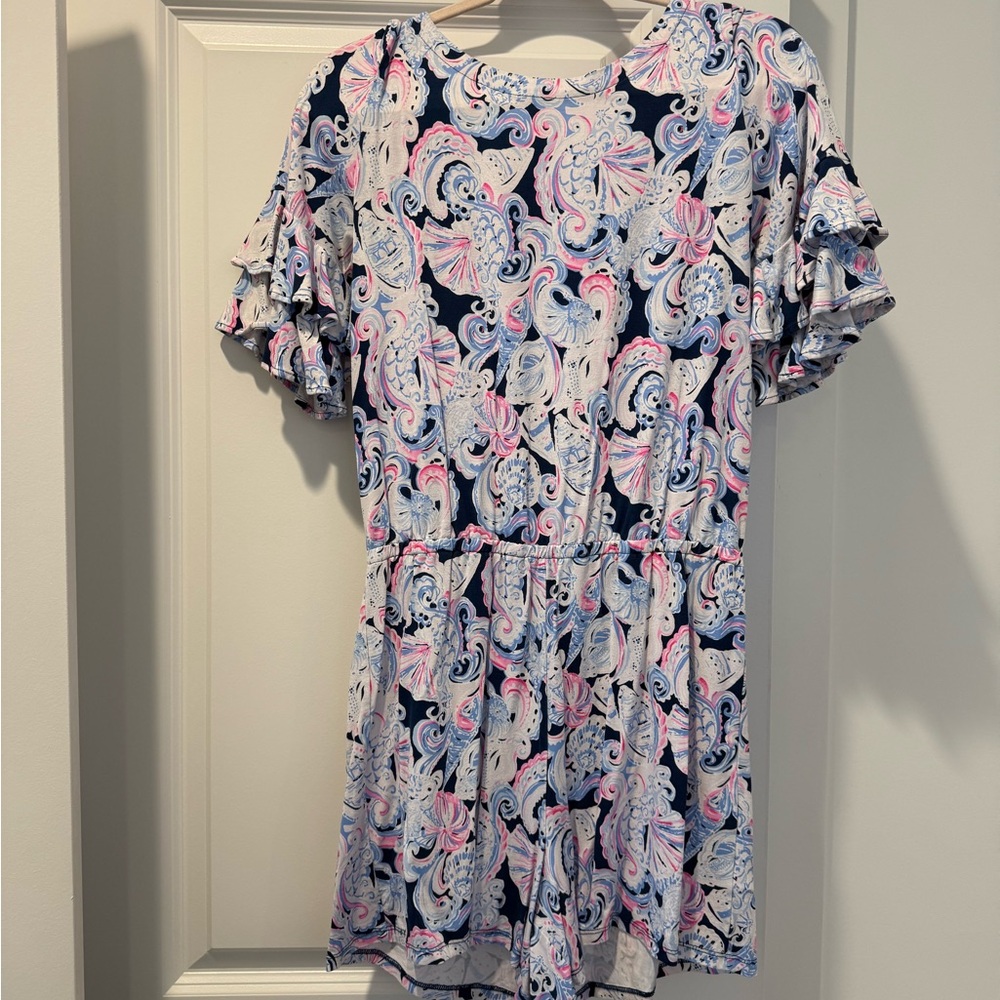 Lilly Pulitzer Pink and Blue Swirl Dress